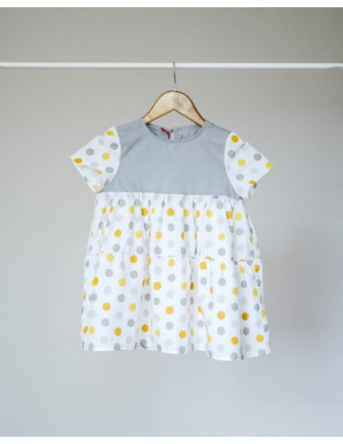 Kid's dress "Polka Dots" (size 104cm)