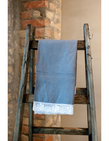 Gray Linen Towel - Tablecloth 90x42 cm