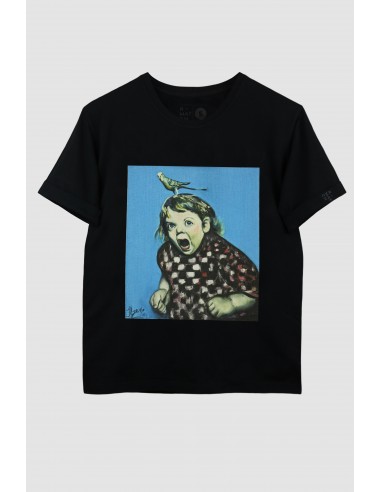 T-Shirt "Child with a Bird"