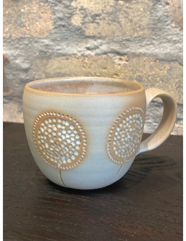 Pottery Mug "Dandelions", 300ml