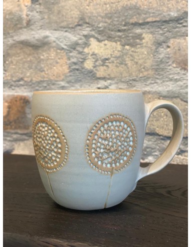 Pottery Mug "Dandelions", 400ml