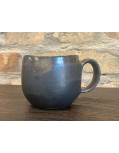 Black Pottery Coffee Cup,...
