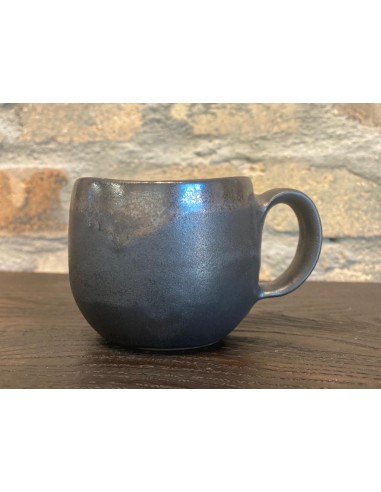 Black Pottery Coffee Cup, 250ml
