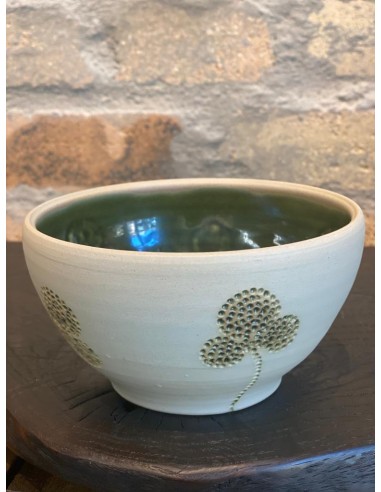 Pottery Bowl "Clover", 19cm