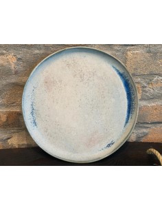 Round Pottery Serving Dish...