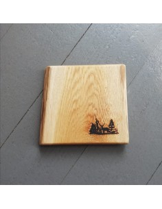 Wooden Cutting Board, 15x16 cm