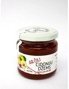 Cidoniju džems ar čilli