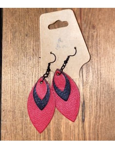 Leather Earrings  - Large...