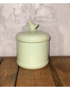 Ceramic Cookie Jar, green