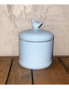 Ceramic Cookie Jar, light blue