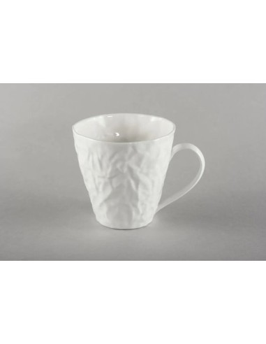 Porcelain Tea Mug "Crumpled Paper", 500 ml