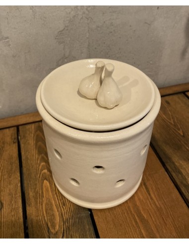 Pottery Garlic Storage Pot, No.2